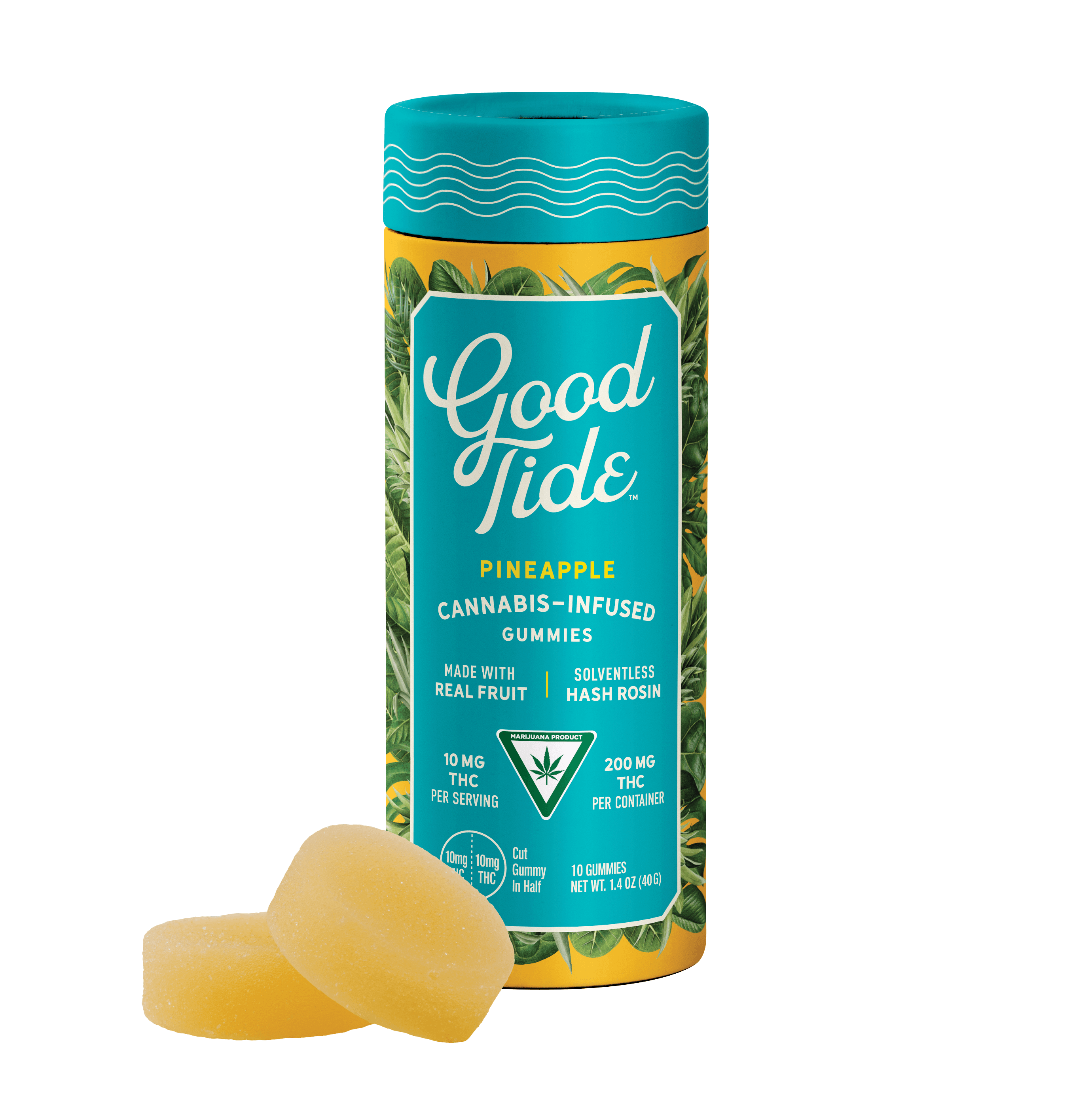 Pinneapple Hash Rosin Gummies | 200MG