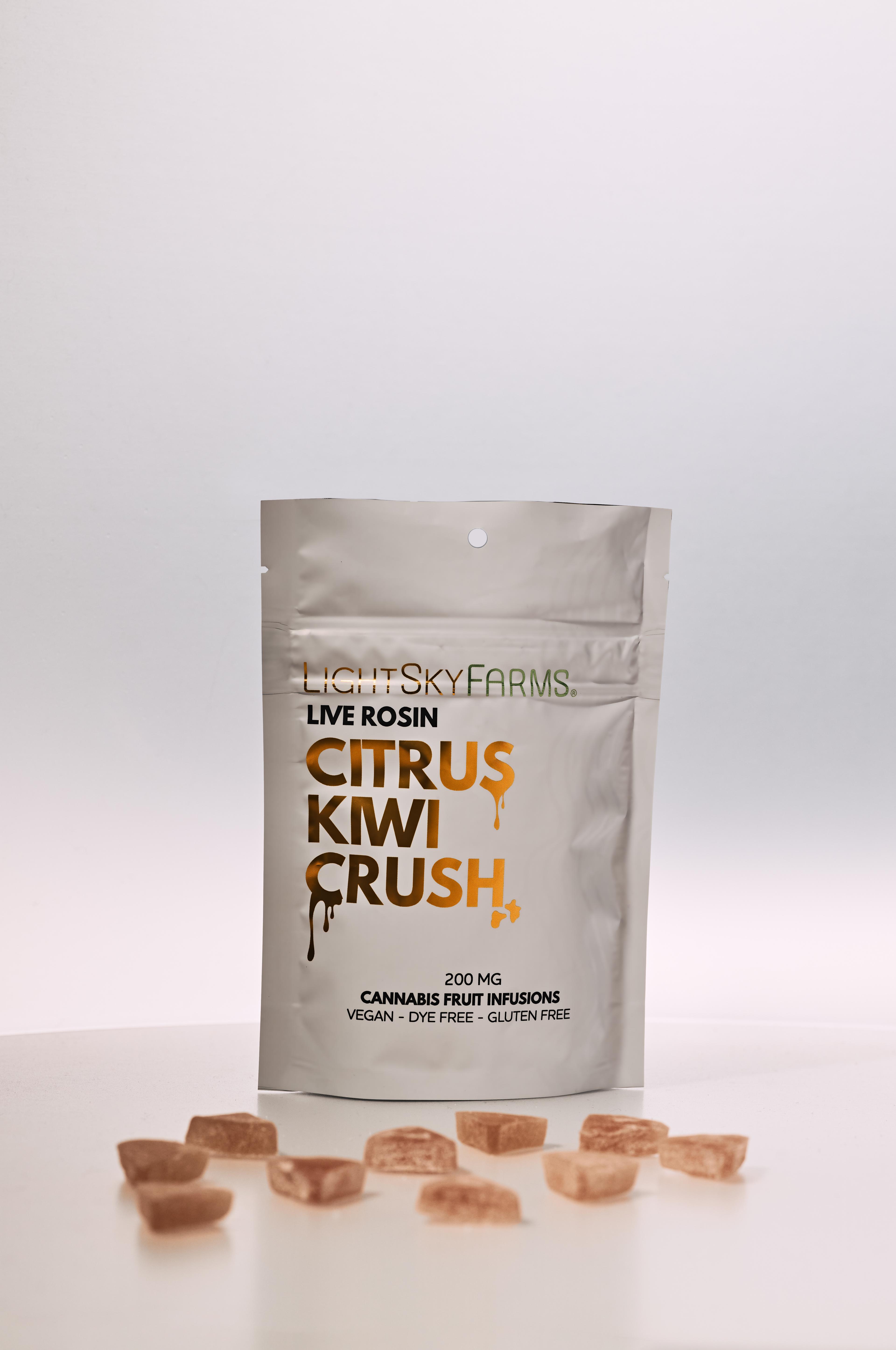 Citrus Kiwi Crush | Live Rosin Gummies 200MG