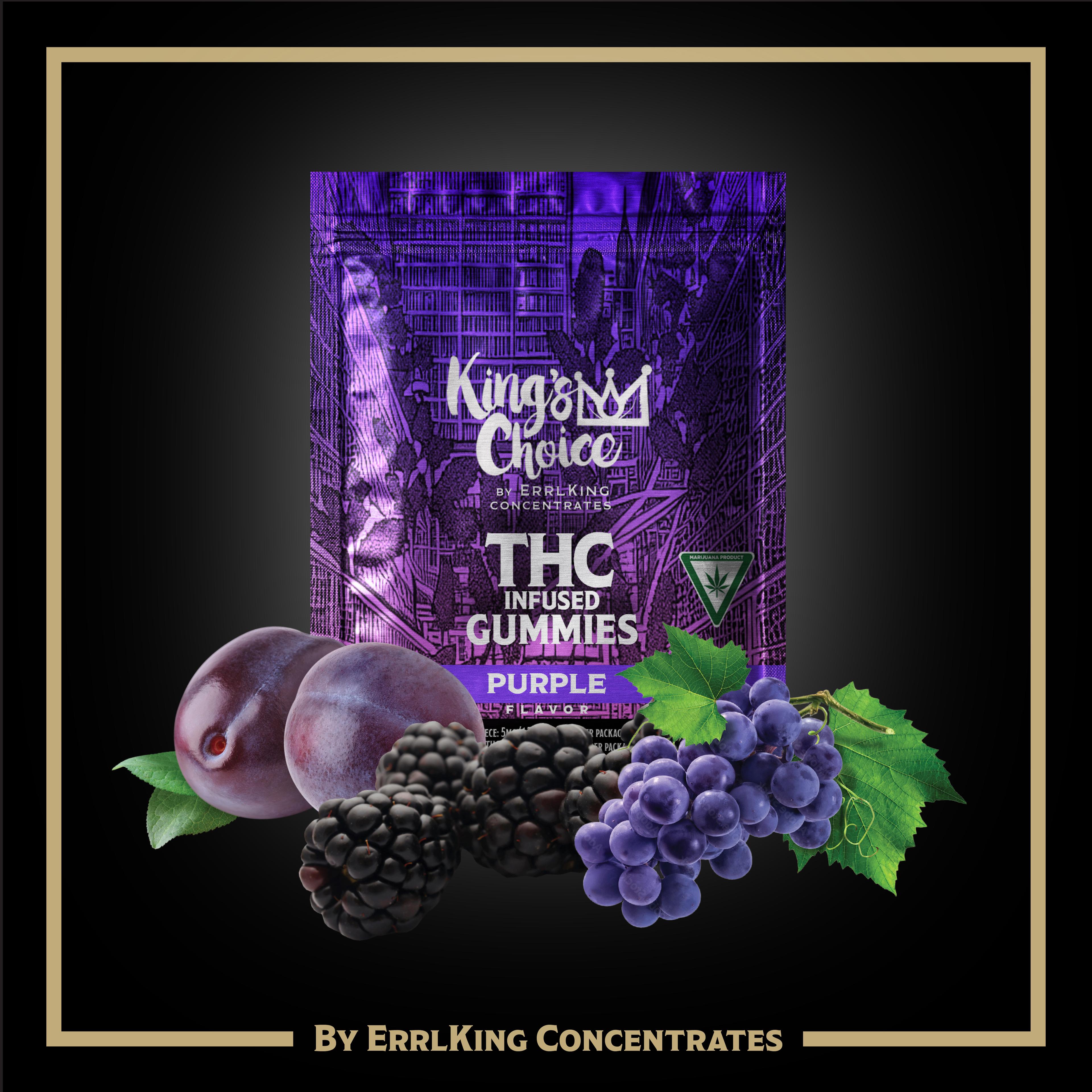 Purple | Kings Choice Gummy | 200 Mg